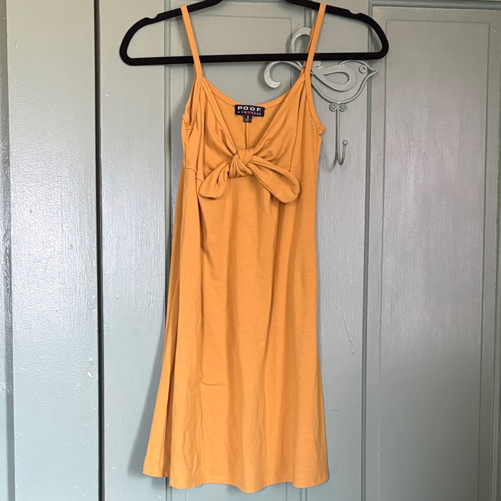 Women's Yellow Mini Dress – POOF New York – Small